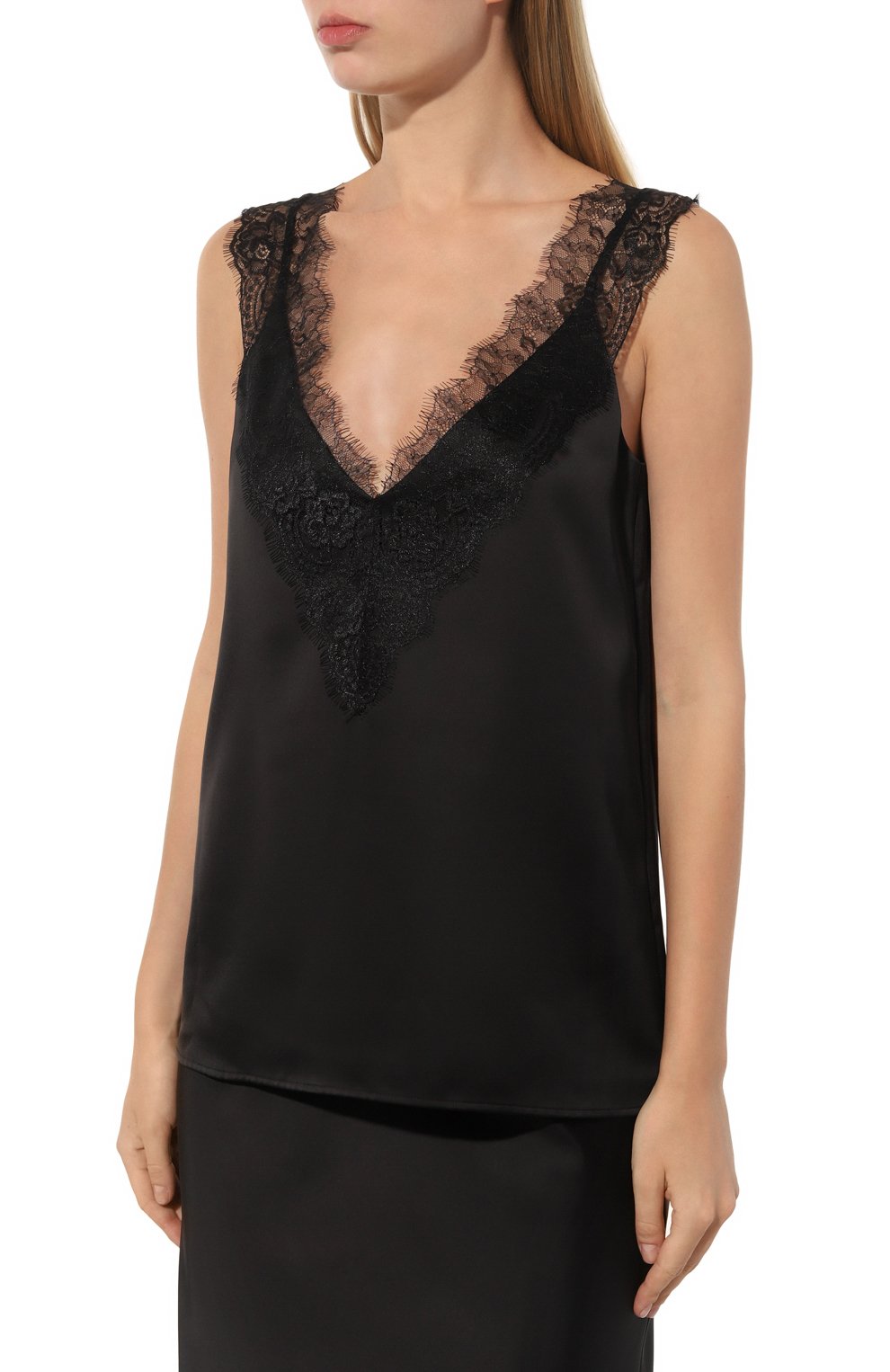 Топ BOSS черного цвета по цене 17400 руб., арт. 50502575, фото 3 Топ BOSS, арт. 50502575, фото 3