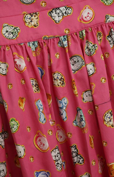 Хлопковое платье MOSCHINO, арт. HDV0EJ/LQB11/4-8, фото 3