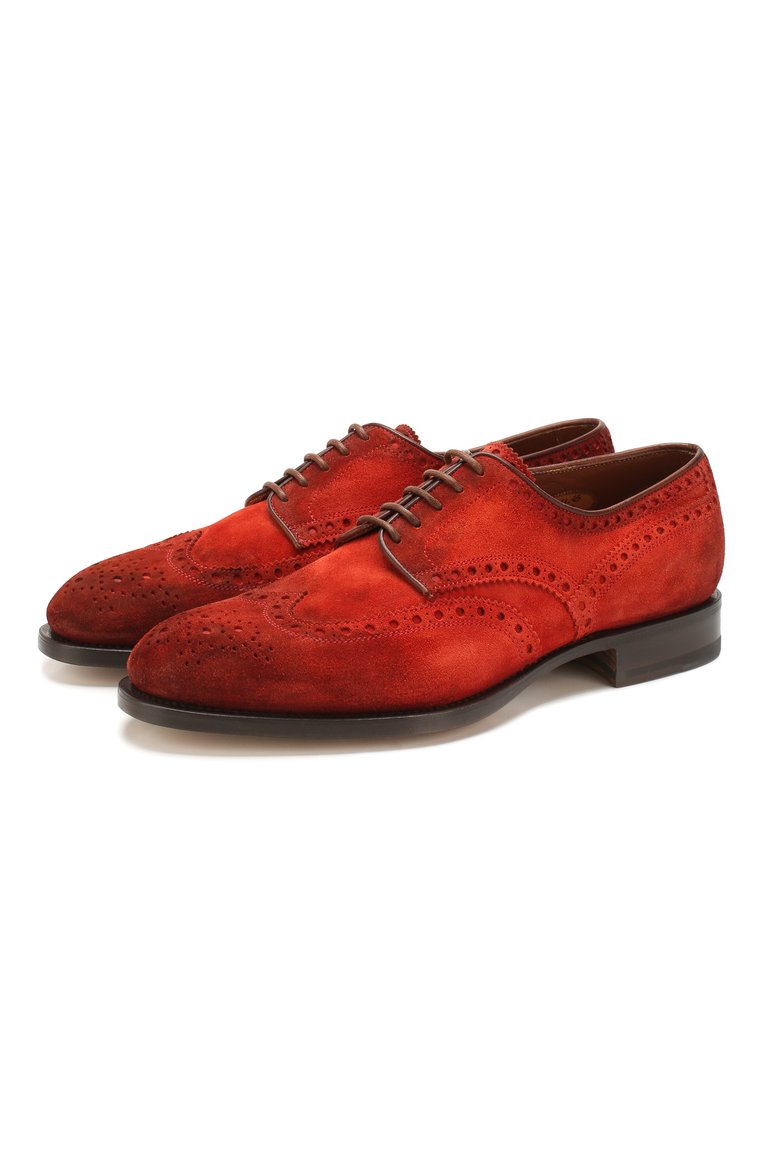 Замшевые дерби SANTONI, арт. MCC015761PC4NRVLA45, фото 1