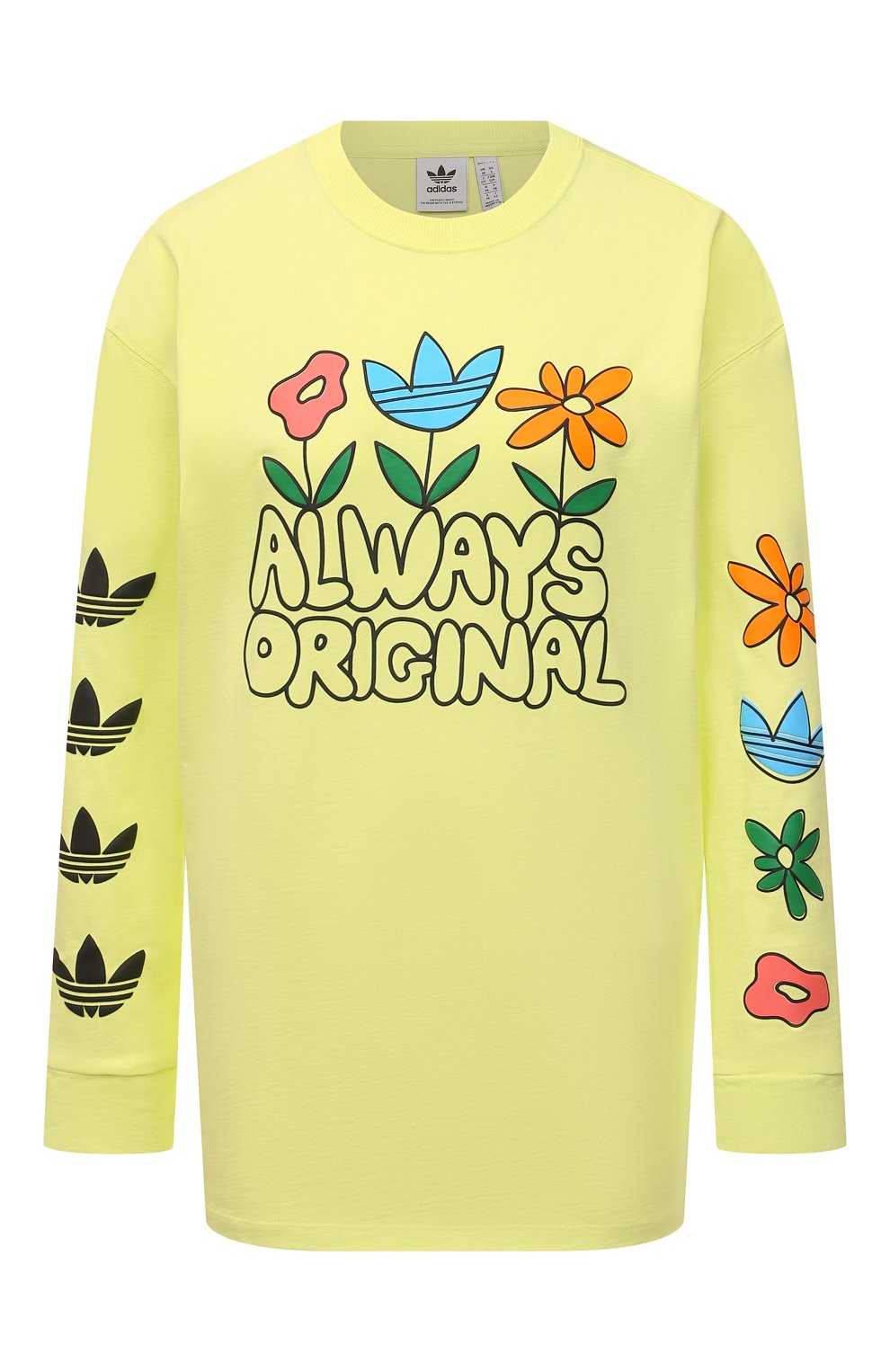 Хлопковый лонгслив ADIDAS ORIGINALS, арт. HC5428, фото 1