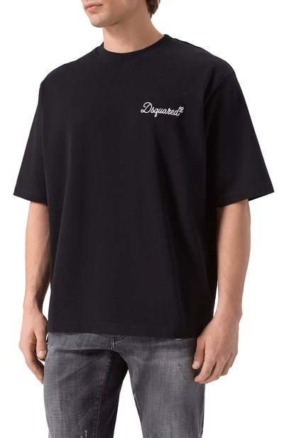 Хлопковая футболка DSQUARED2, арт. S74GD1525/D20106, фото 3