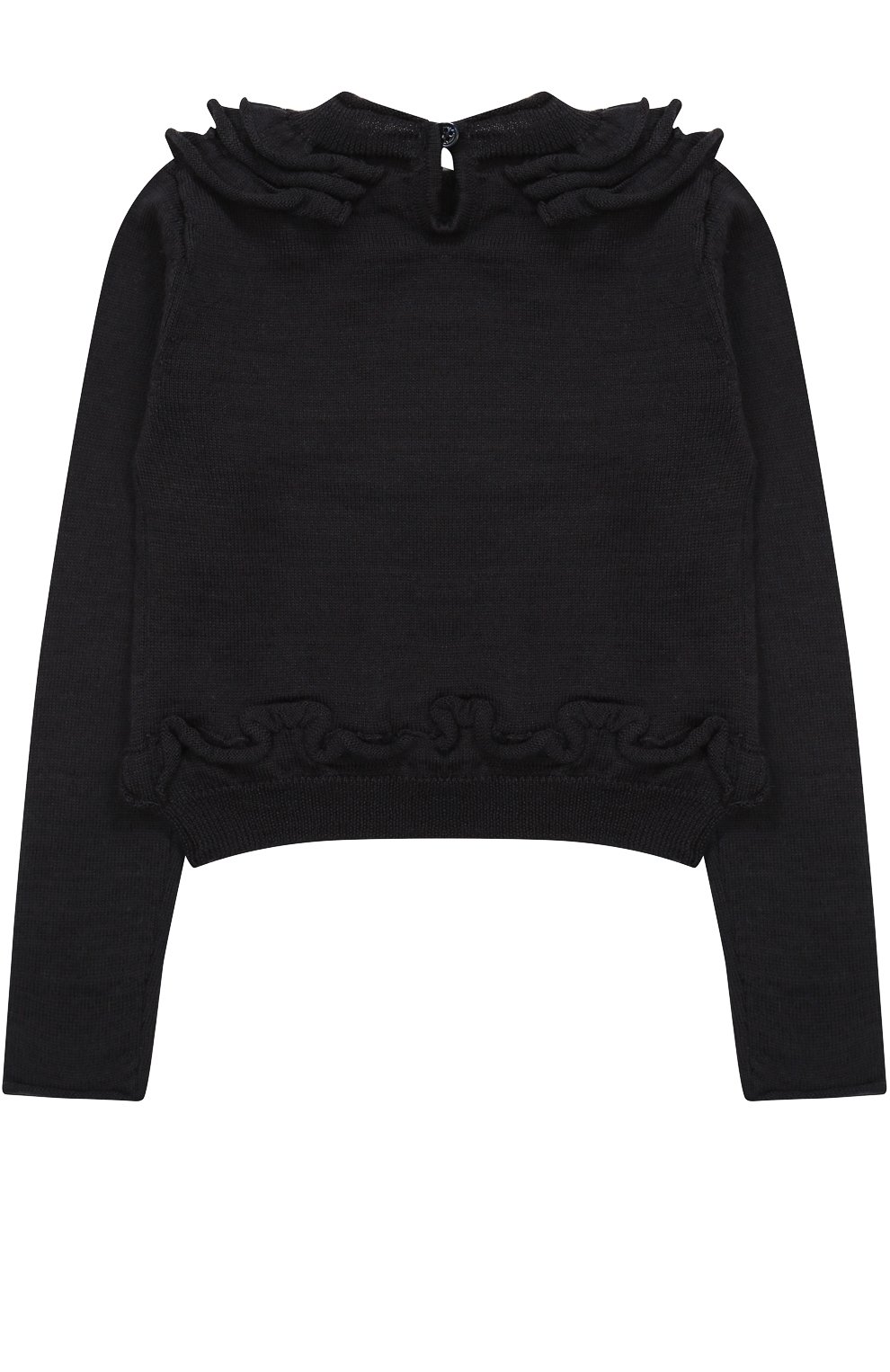 Пуловер джерси с оборками и логотипом бренда из страз I PINCO PALLINO, арт. 1702128005/07522/8-10, фото 2