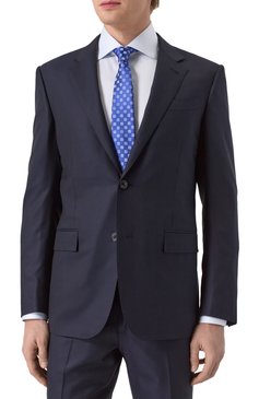 Мужской шерстяной костюм ZEGNA темно-синего цвета, арт. 221225/C22571 | Фото 3 (Материал внешний: Шерсть; Рукава: Длинные; Драгоценные камни: Проставлено; Материал сплава: Проставлено; Стили: Классический; Костюмы М: Однобортный)