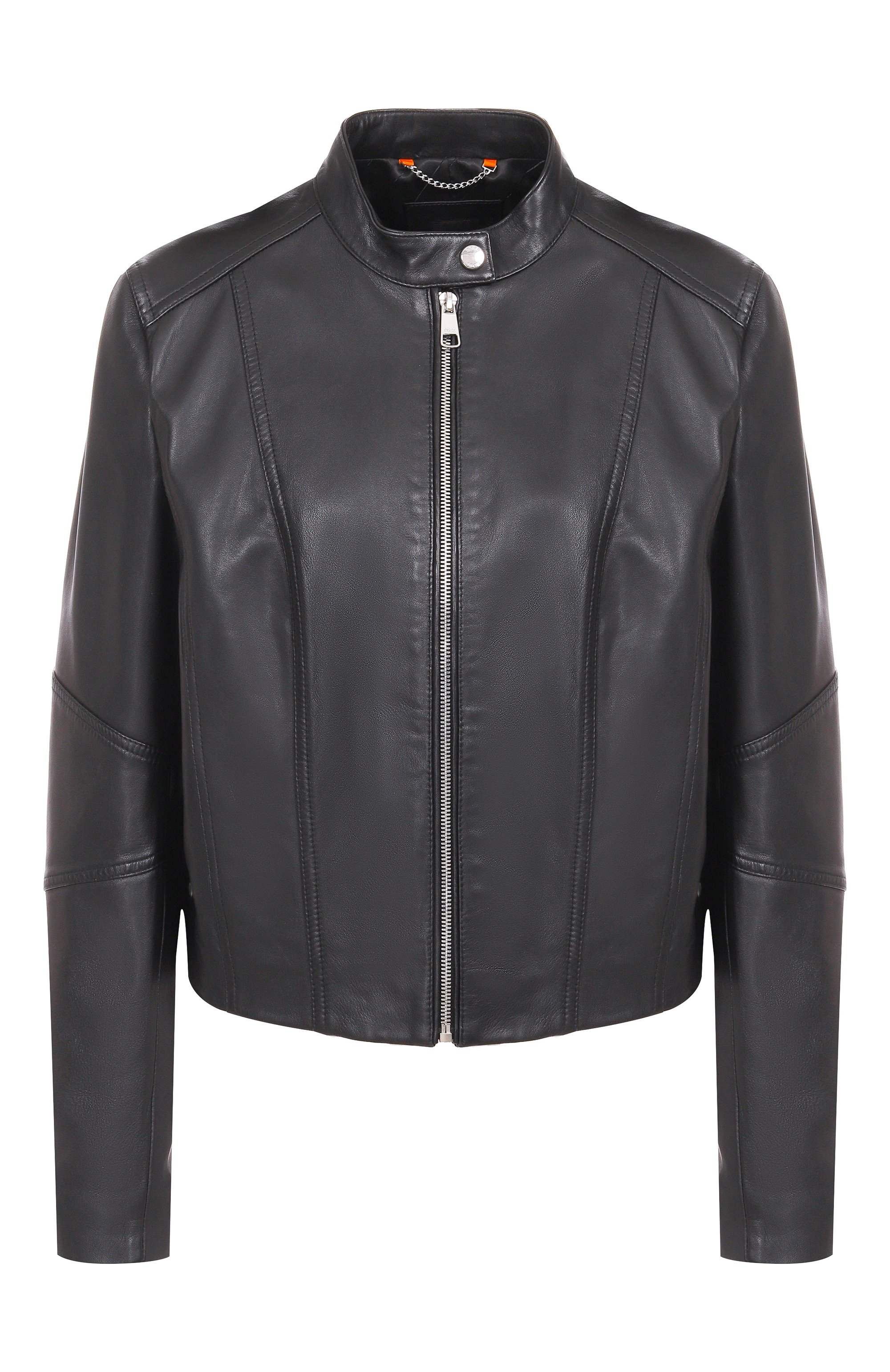 Кожаная куртка BOSS ORANGE, арт. 50545625, фото 1