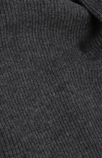 Кашемировый шарф-снуд LOULOU DE SAISON темно-серого цвета по цене 25950 руб., арт. SAB0L, фото 4 Кашемировый шарф-снуд LOULOU DE SAISON, арт. SAB0L, фото 4