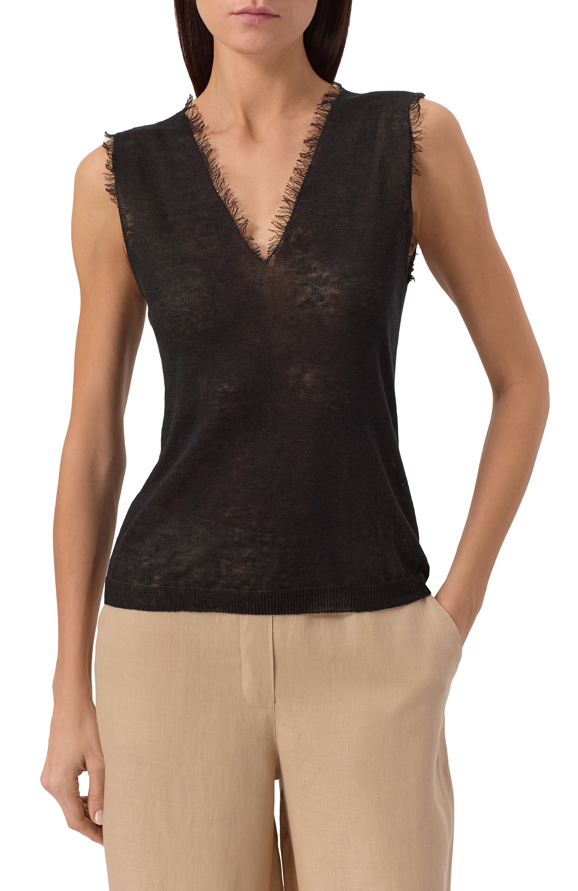 Льняной топ GRAN SASSO, арт. 57248/24848, фото 3