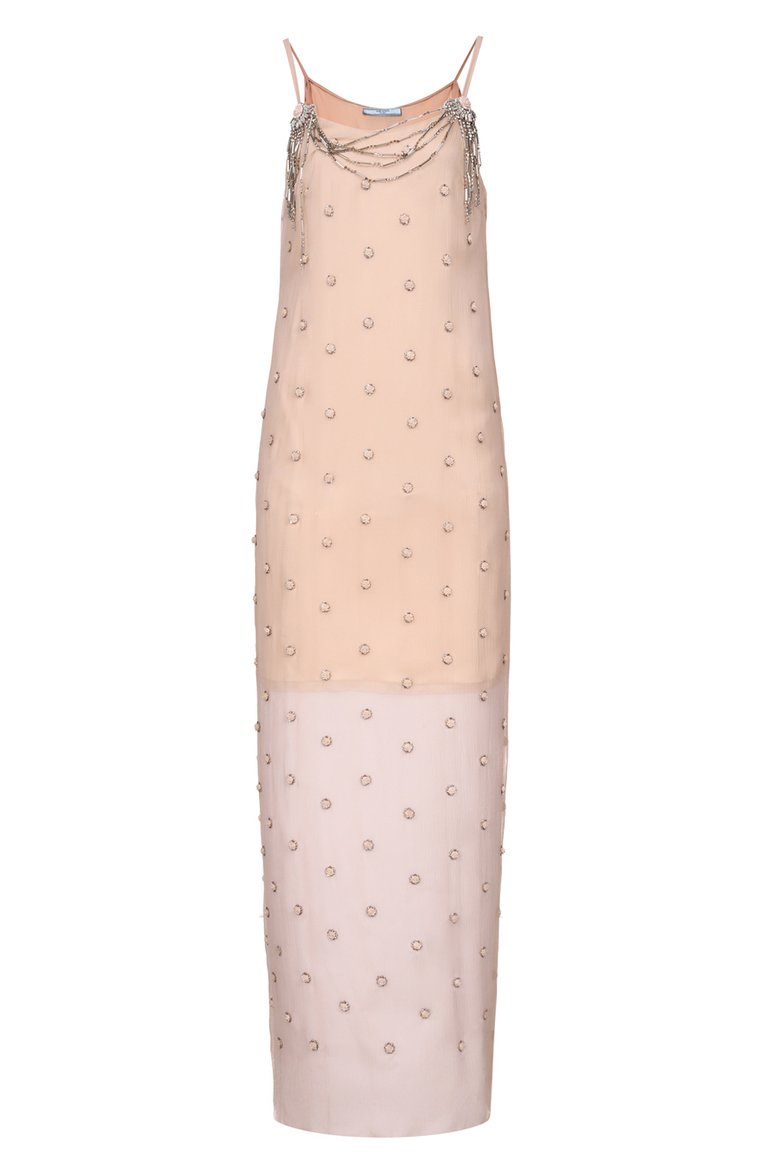 Шелковое платье PRADA, арт. P38T4R-1UGB-F0236-192, фото 1