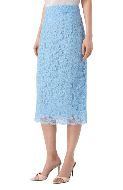 Юбка из хлопка и вискозы DOLCE & GABBANA, арт. F4B7IT/ILMDR, фото 3