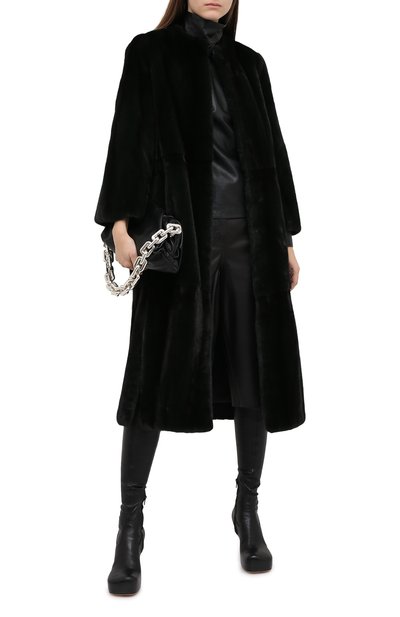 Норковая шуба с поясом YVES SALOMON, арт. 9WYM30520VFLX, фото 2