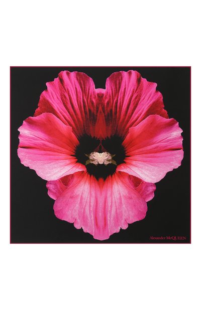 Шелковый платок ALEXANDER MCQUEEN, арт. 610622/3001Q, фото 3