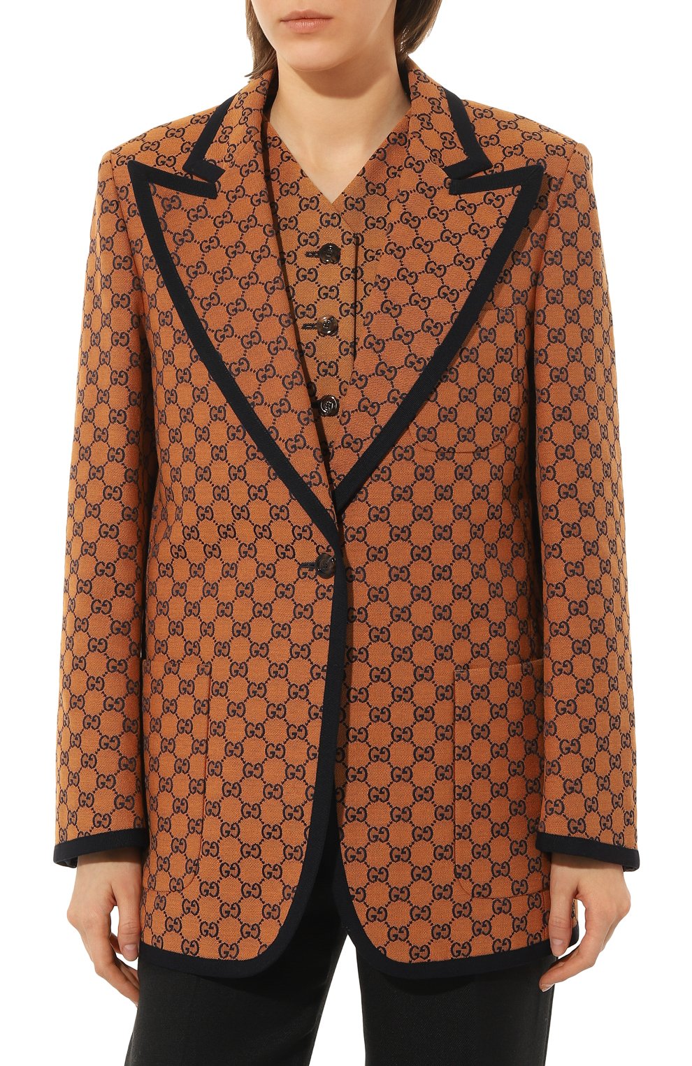 Хлопковый жакет GUCCI, арт. 659686 ZAF4S, фото 3