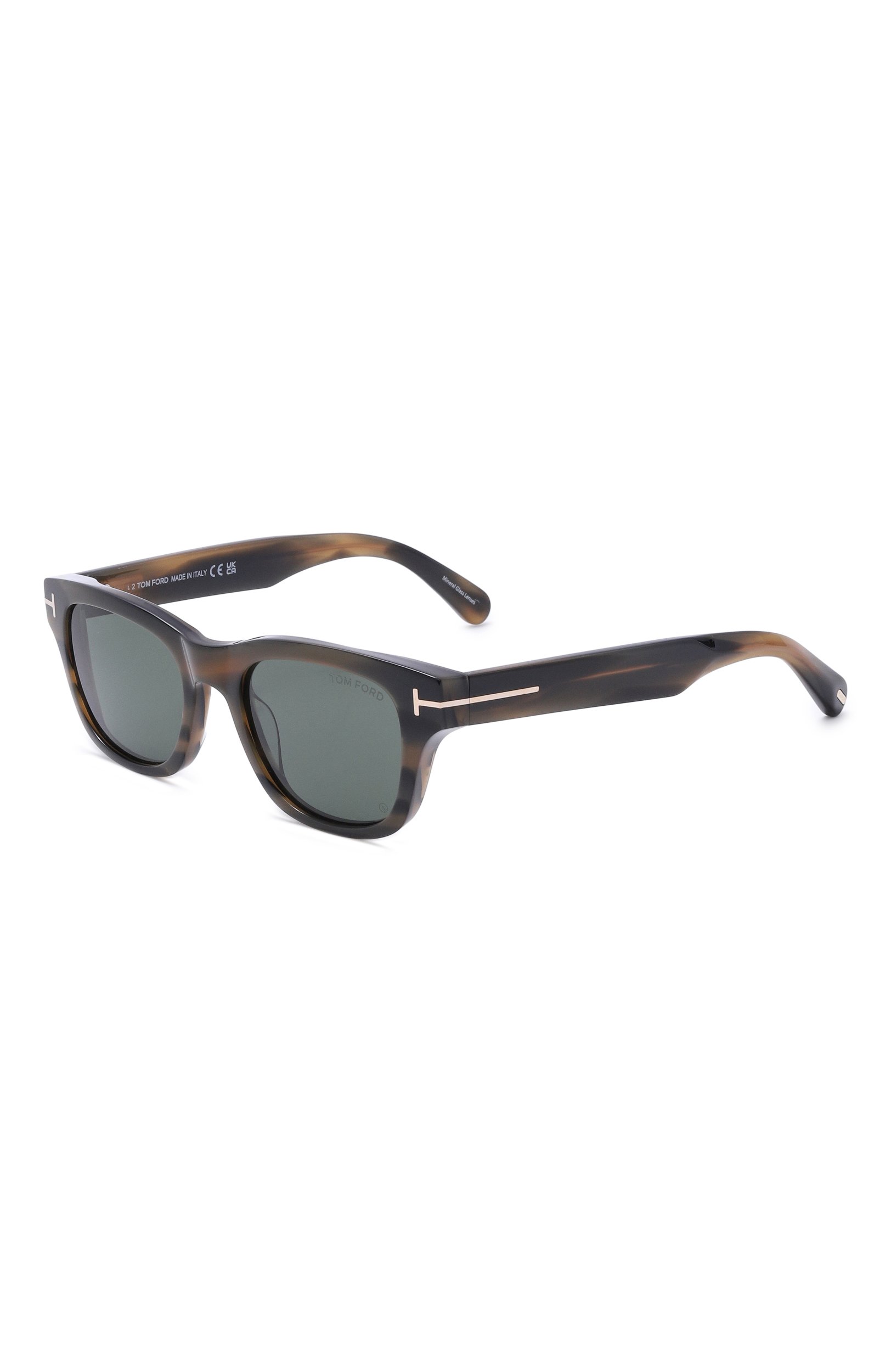 Солнцезащитные очки TOM FORD зеленого цвета по цене 55300 руб., арт. TF1357 55N, фото 1 Солнцезащитные очки TOM FORD, арт. TF1357 55N, фото 1