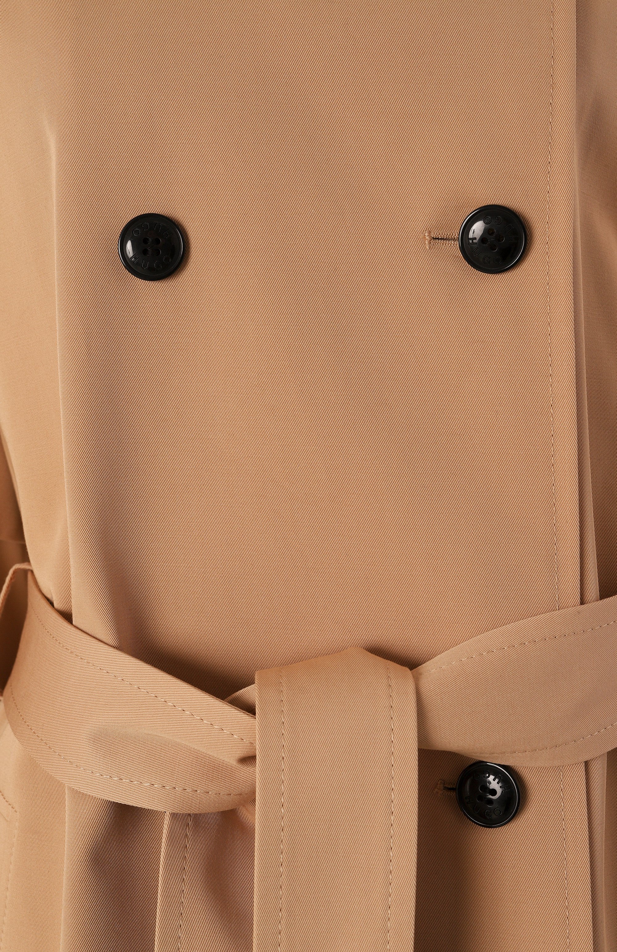 Хлопковый тренч HUGO, арт. 50529938, фото 6