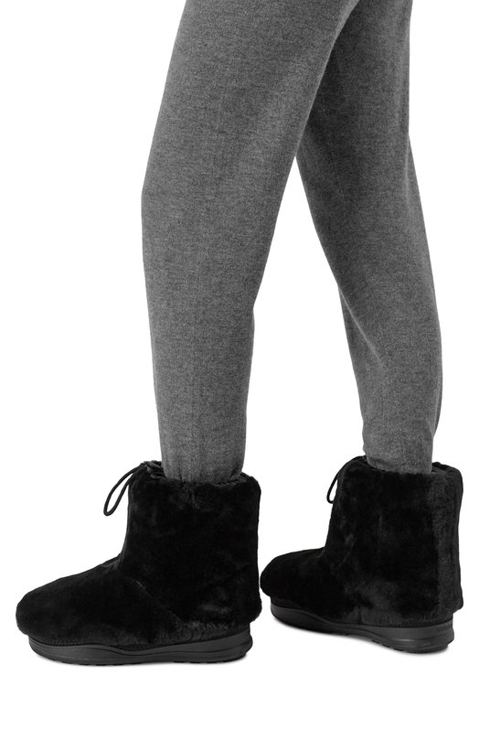 Меховые полусапоги La Plagne из овчины Bogner 32547064 Чёрный  32547064 Фото 2