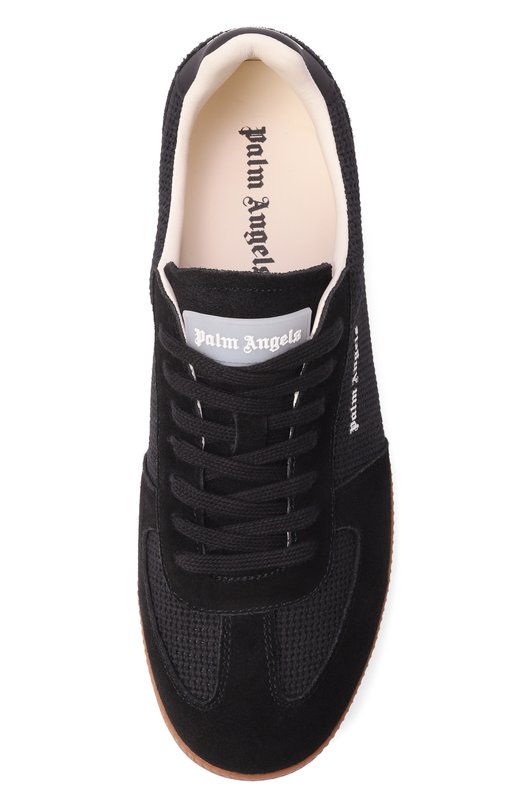 Комбинированные кеды Palm Angels PMIA109S26LEA002 Чёрный  PMIA109S26LEA002 Фото 5