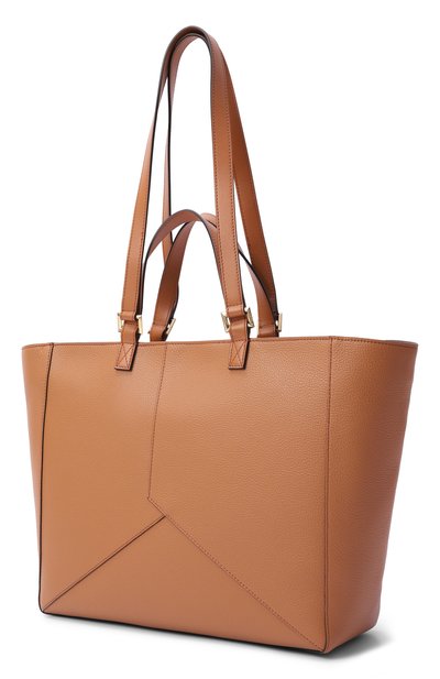 Сумка-тоут enveloppe medium LANCEL светло-коричневого цвета по цене 88650 руб., арт. A14021, фото 4 Сумка-тоут enveloppe medium LANCEL, арт. A14021, фото 4