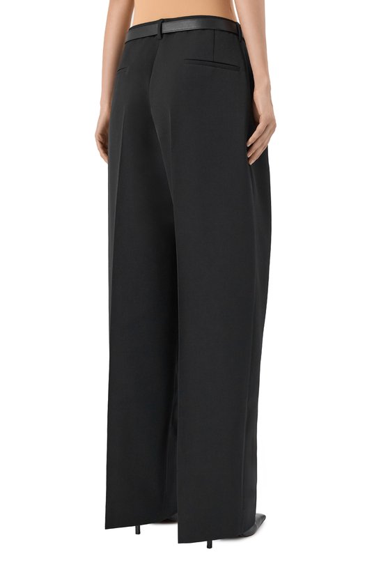 Шерстяные брюки Jil Sander J02KA0196/J40002 Чёрный  J02KA0196/J40002 Фото 4