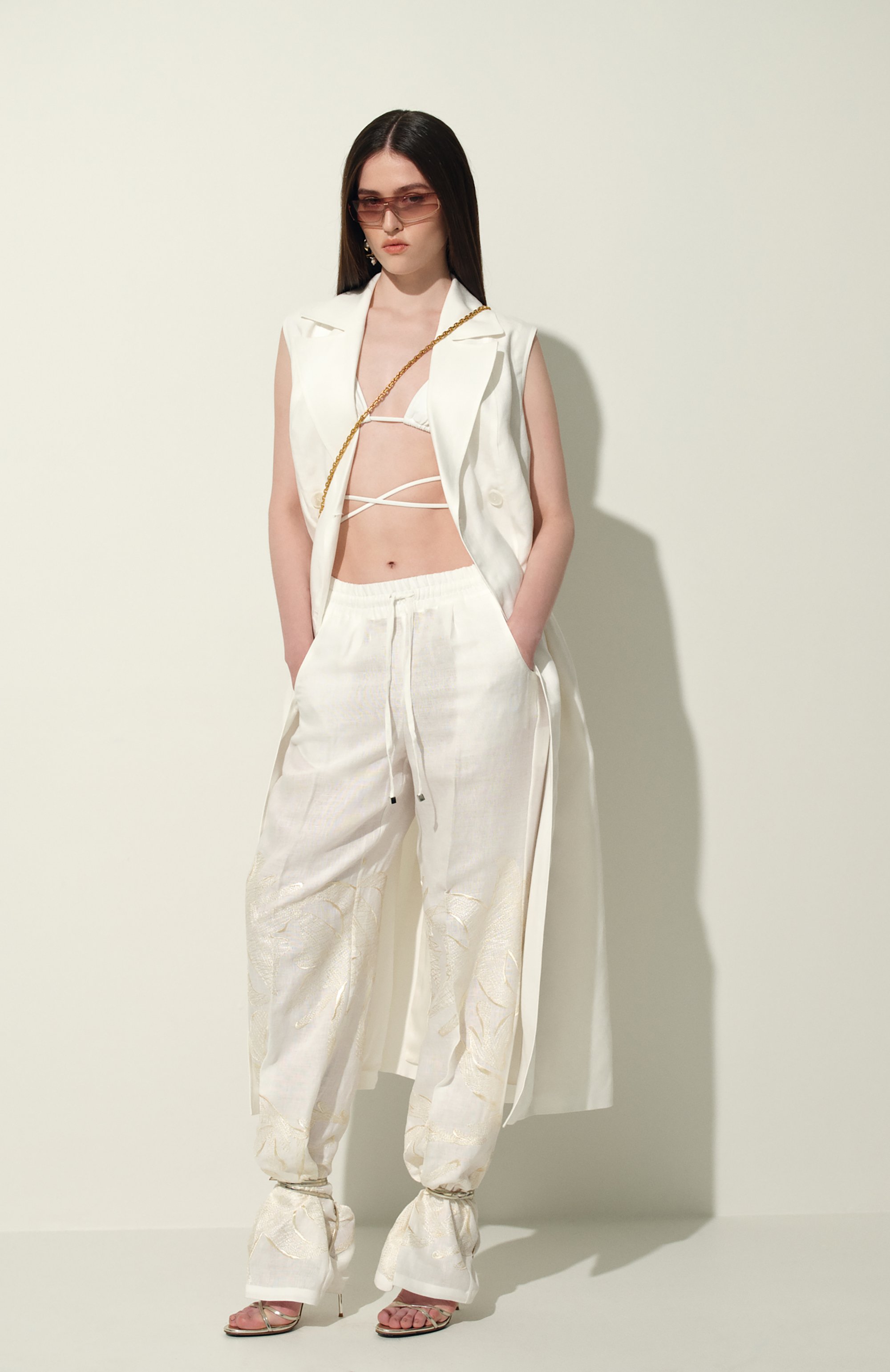 Кожаные босоножки liz 105 PARIS TEXAS, арт. PX1140/XNPMR, фото 8