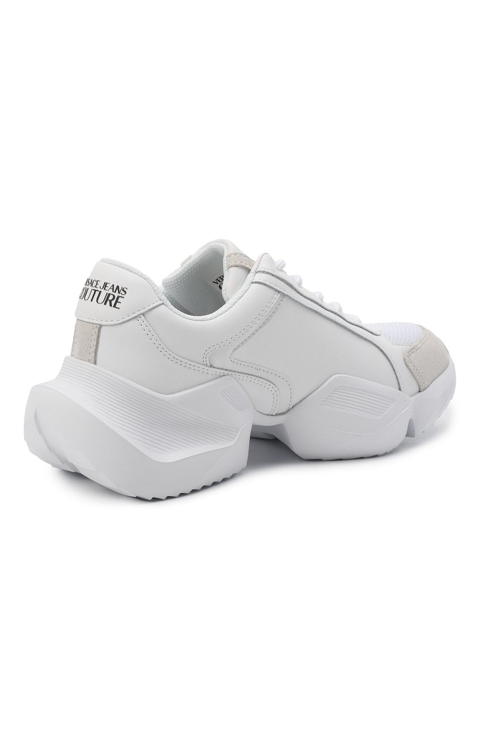 Комбинированные кроссовки VERSACE JEANS COUTURE, арт. 71VA3SU3-F0ND0 GRAVITY DIS. SU3 SUEDE/ZP019, фото 5