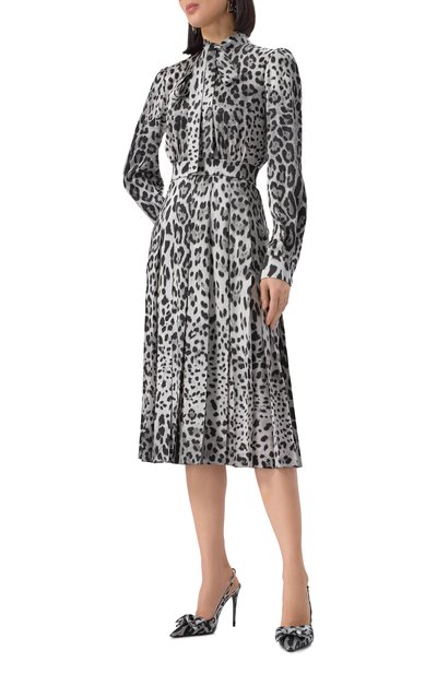 Атласное платье DOLCE & GABBANA, арт. F6JQUT/FS1GT, фото 3