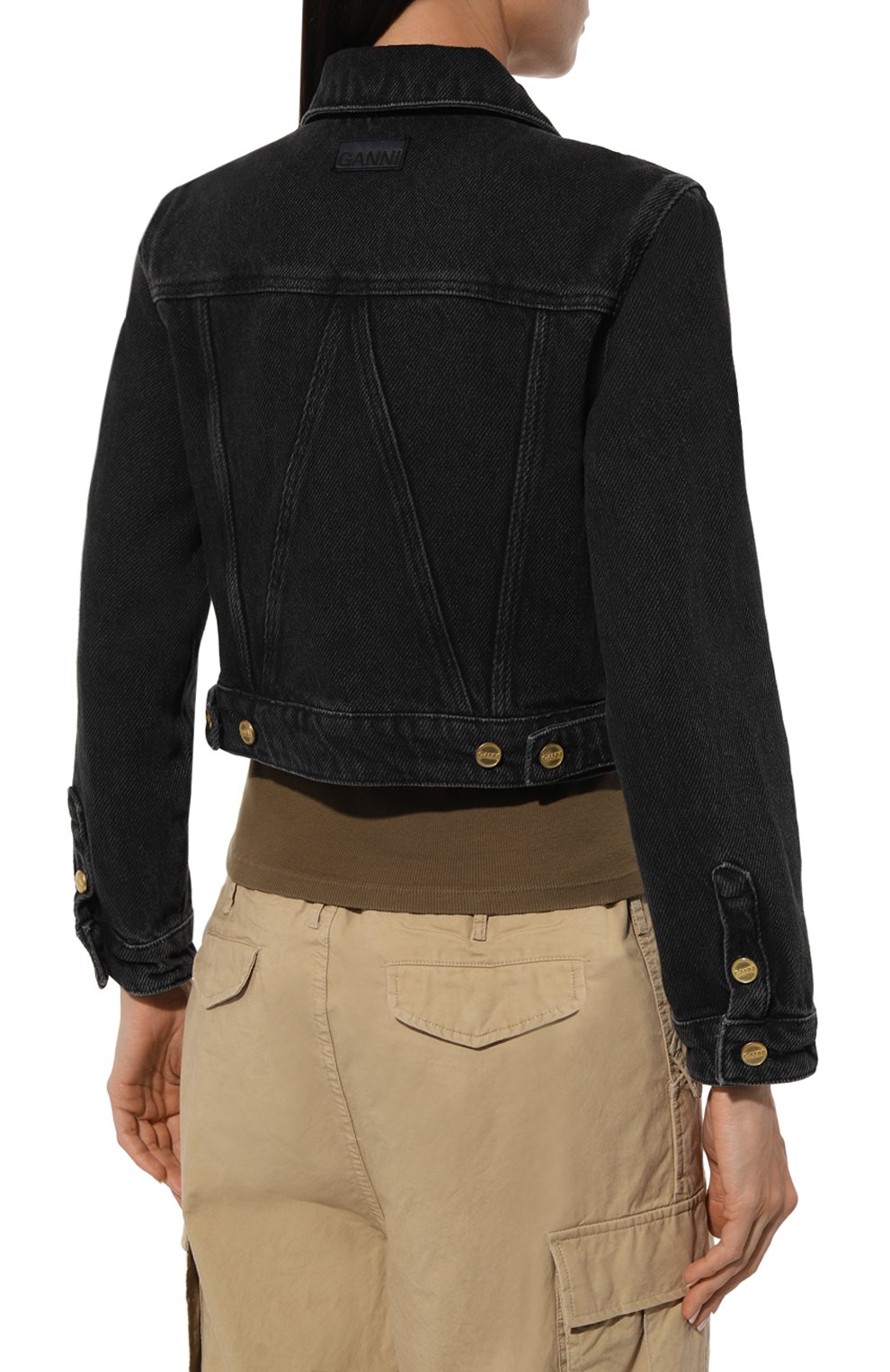 Джинсовая куртка GANNI, арт. J1408, фото 4