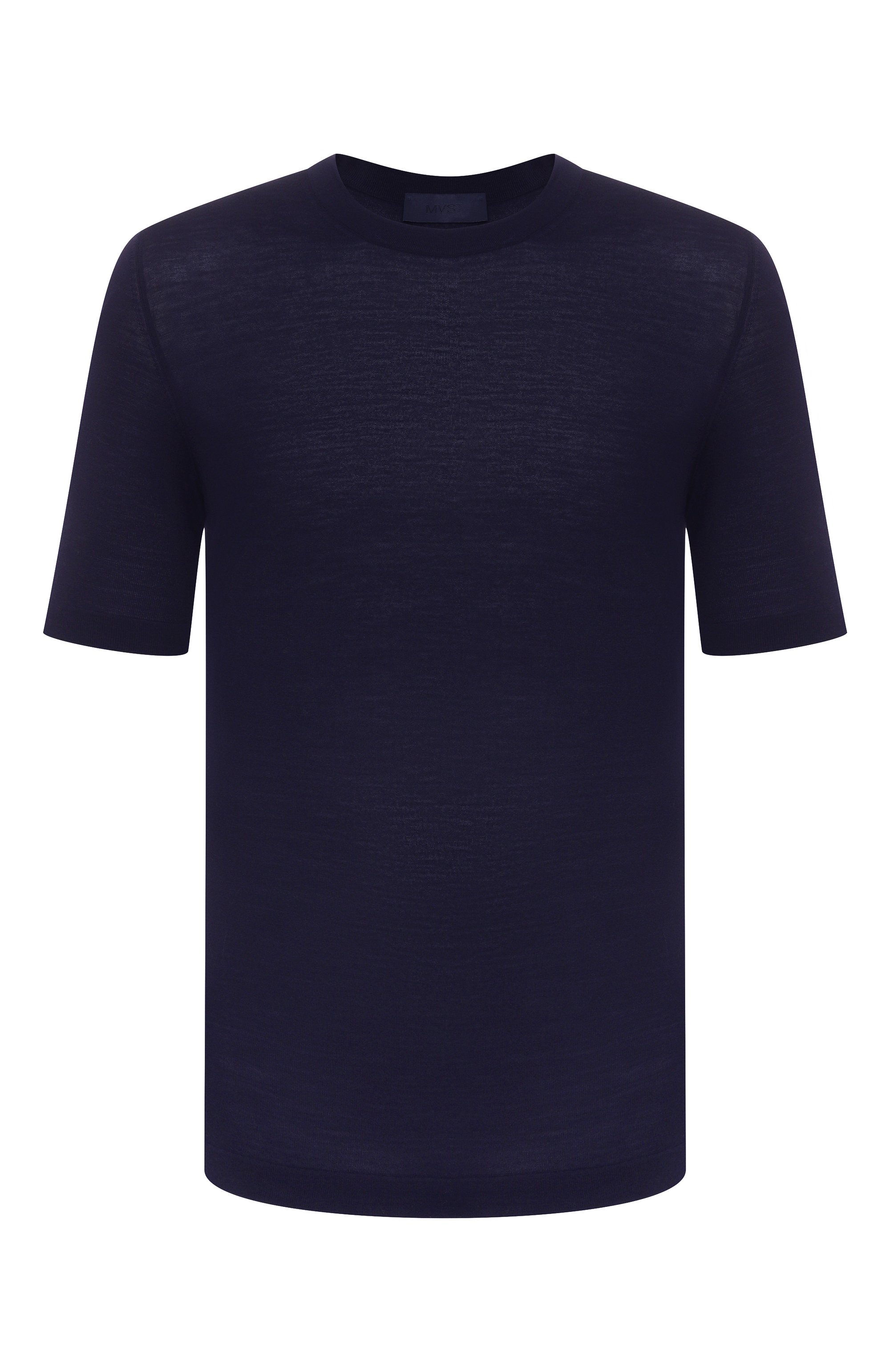 Шерстяной джемпер MVST темно-синего цвета по цене 131000 руб., арт. M0-M25.1MM.K402/44-60, фото 1 Шерстяной джемпер MVST, арт. M0-M25.1MM.K402/44-60, фото 1