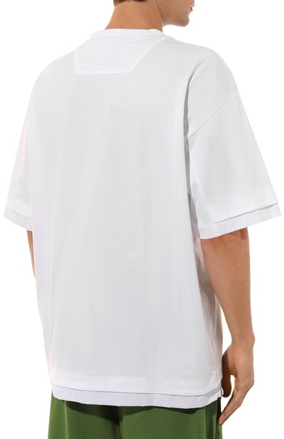 Хлопковая футболка JUUN.J белого цвета по цене 34850 руб., арт. JC4742PS1/1, фото 4 Хлопковая футболка JUUN.J, арт. JC4742PS1/1, фото 4