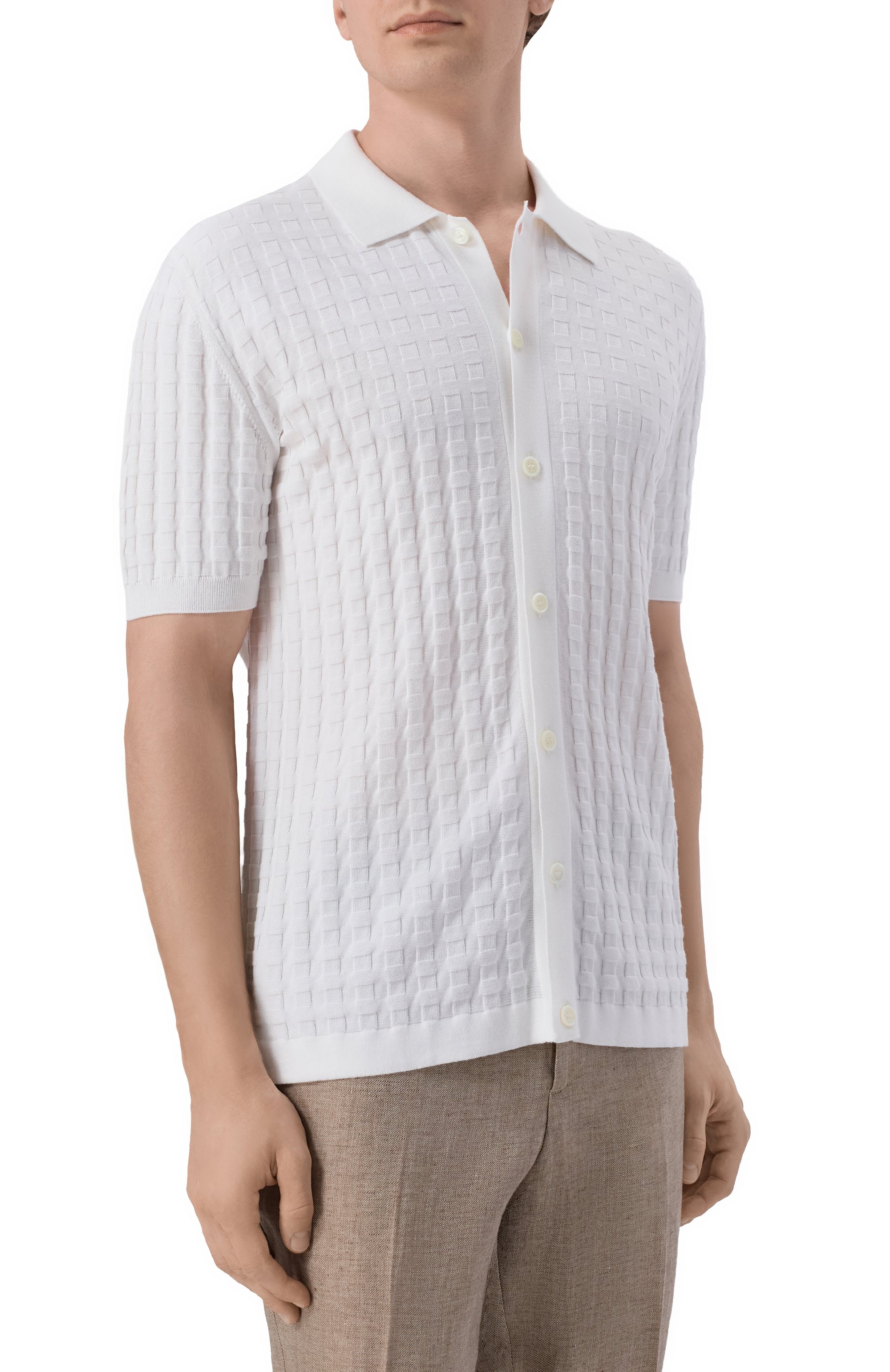 Хлопковая рубашка CORNELIANI, арт. 27M588/2725109, фото 3