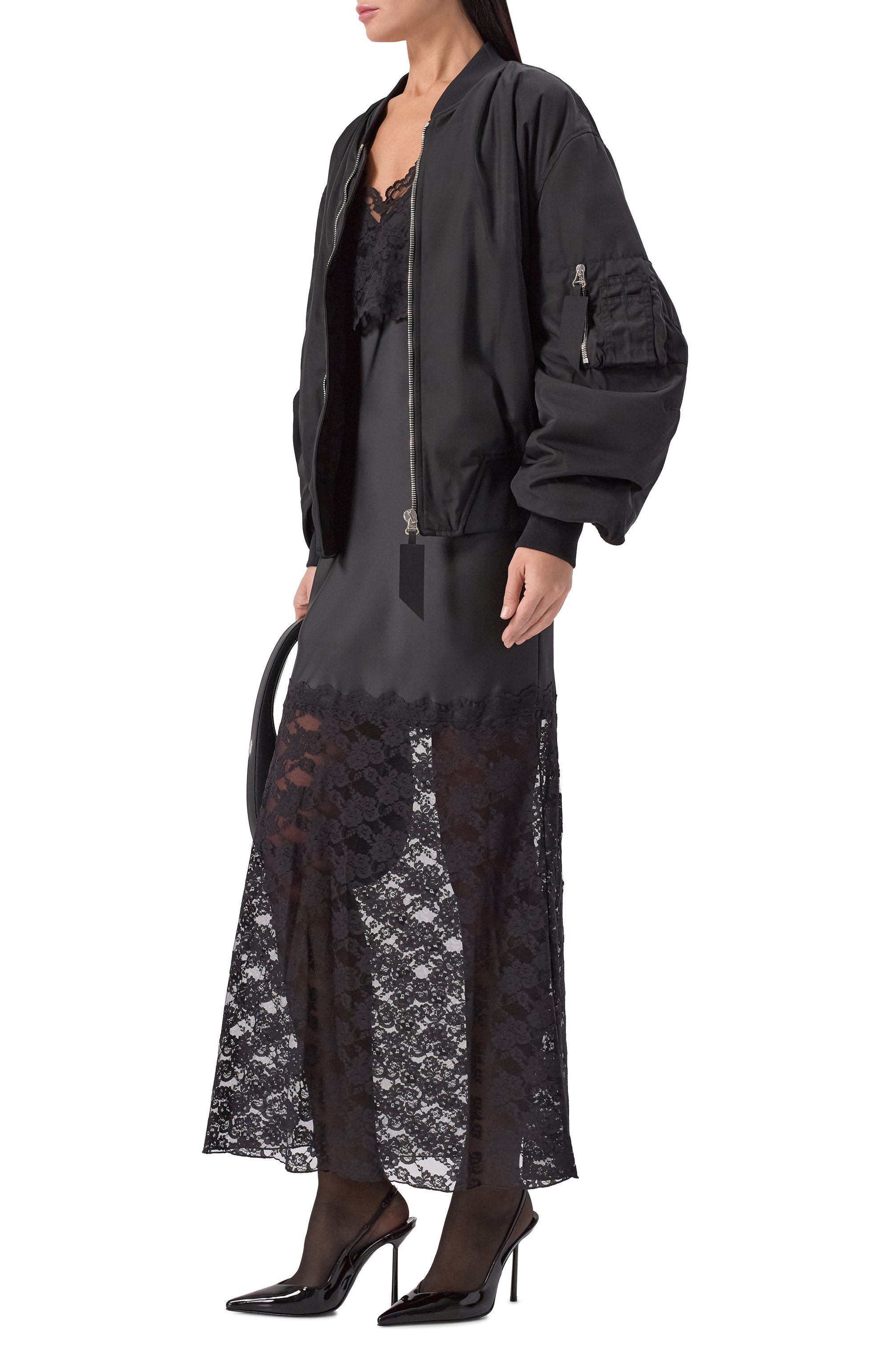 Атласное платье HUGO, арт. 50553538, фото 2