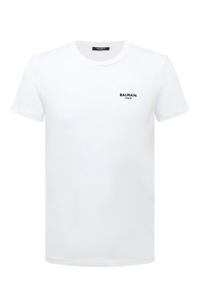 Хлопковая футболка BALMAIN, арт. YH0EF000BB04/GAB, фото 1