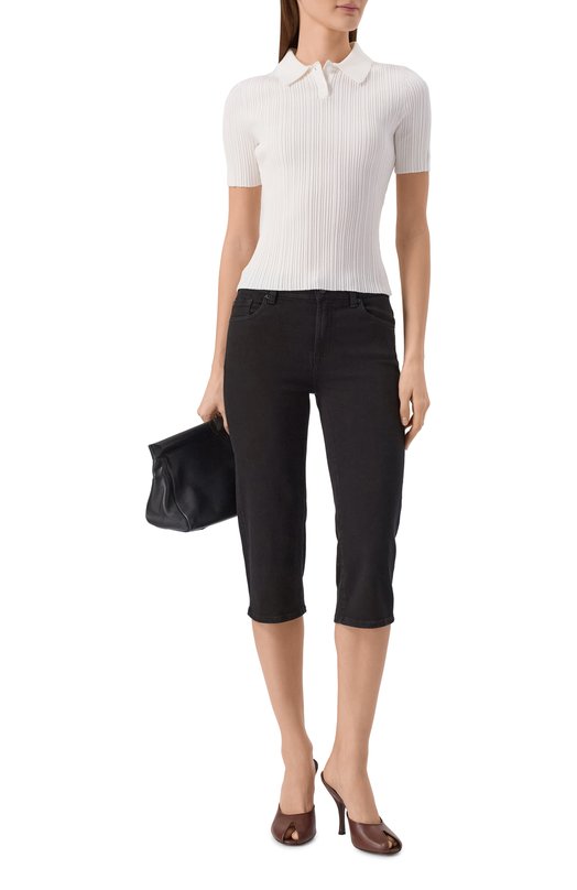 Поло из вискозы HUGO 50557771 Белый  50557771 Фото 2