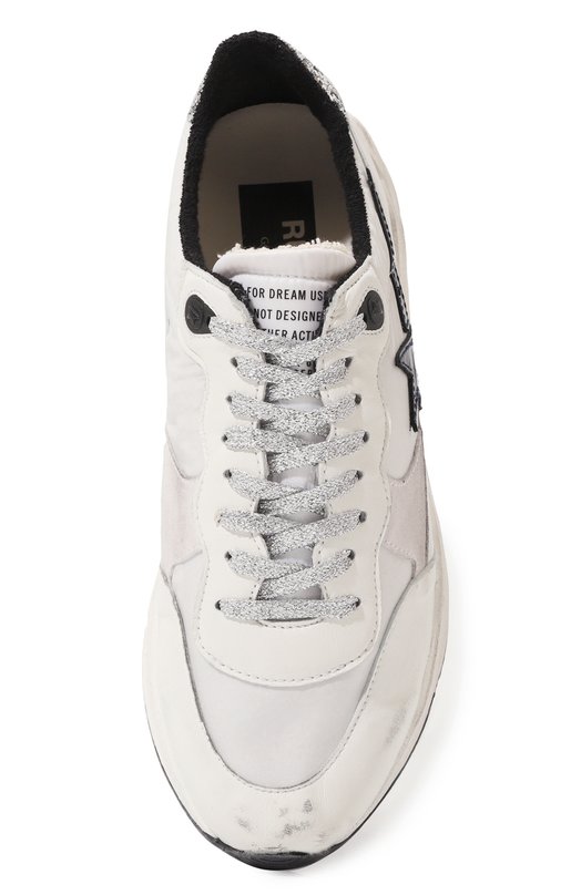 Комбинированные кроссовки Running Sole Golden Goose Deluxe Brand GWF00682.F005437 Белый  GWF00682.F005437 Фото 6