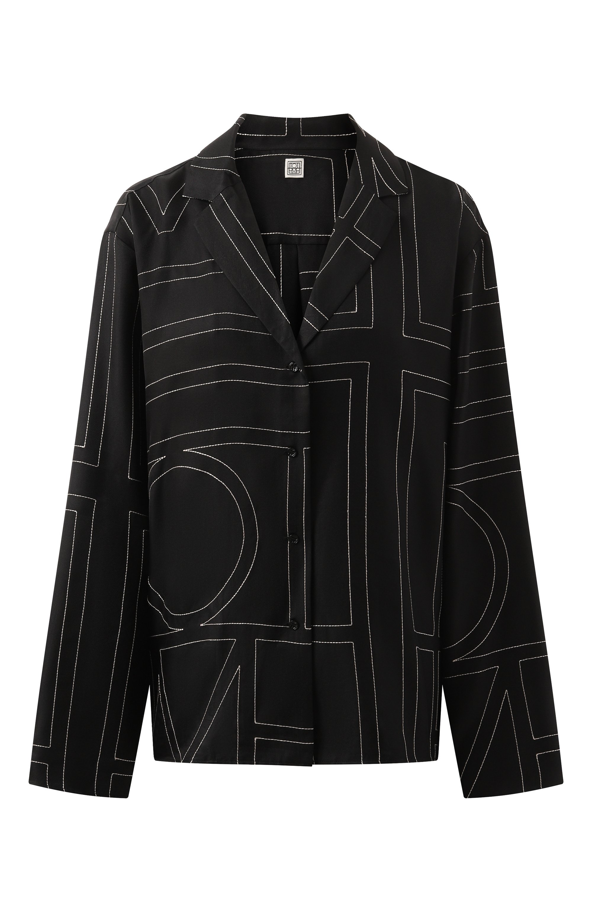 Атласная блузка TOTEME, арт. 213-755-707, фото 1