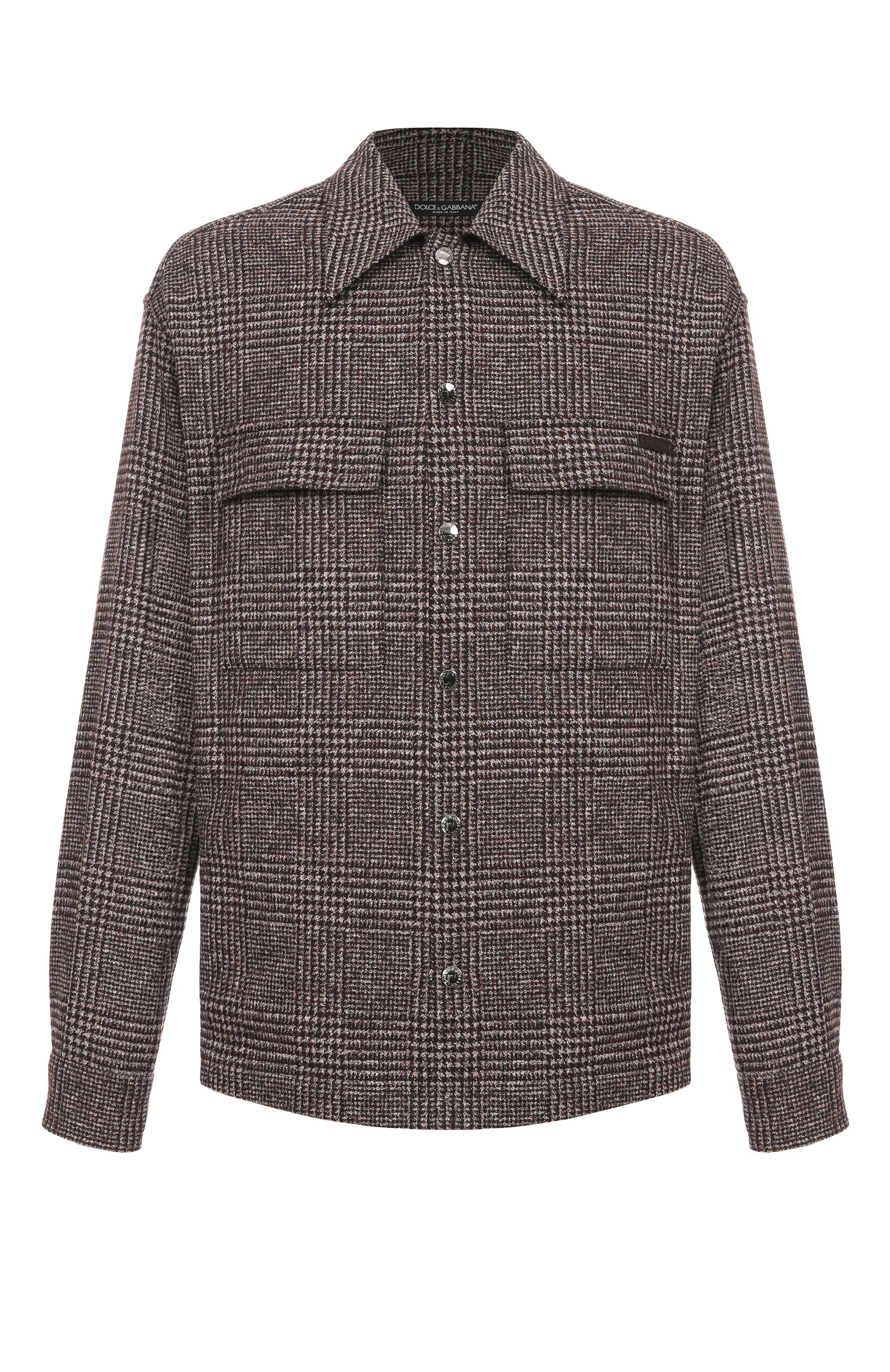 Рубашка из шерсти и хлопка DOLCE & GABBANA, арт. G5MM6T/FQMKD, фото 1