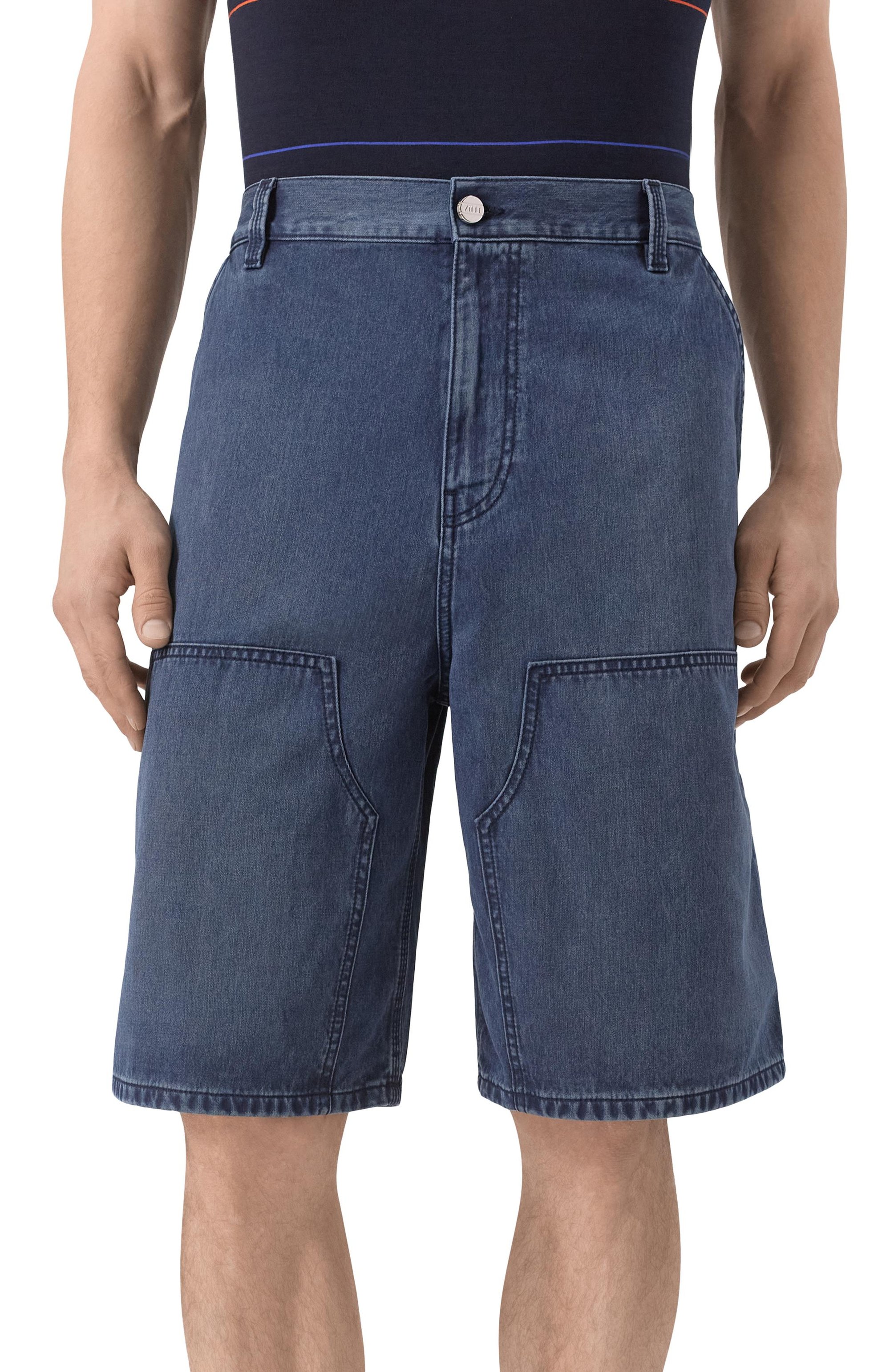 Джинсовые шорты carpenter ZILLI, арт. JPJB57M010050006N_68, фото 3