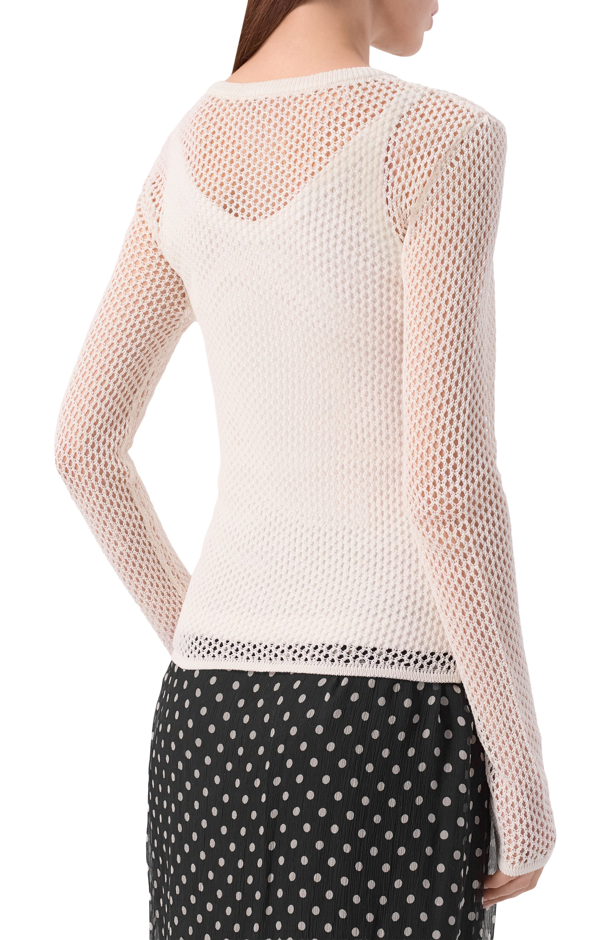 Хлопковый пуловер GANNI, арт. A1070231, фото 4