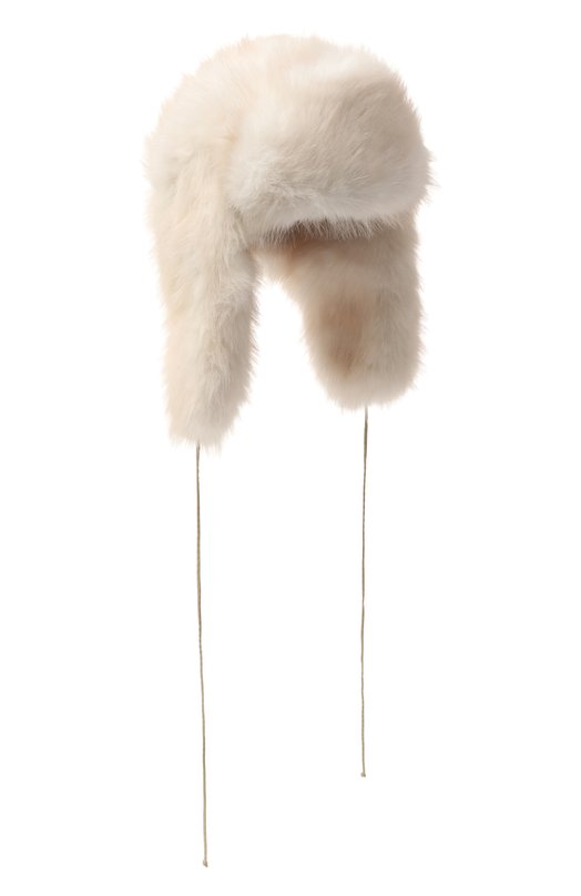 Шапка-ушанка из экомеха Flashin FF26HUPM Кремовый FF26HUPM