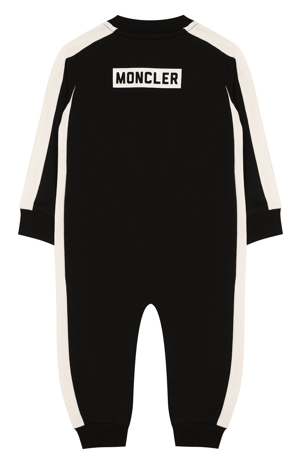 Хлопковый комбинезон MONCLER черного цвета по цене 24100 руб., арт. E2-951-85081-05-V8086, фото 2 Хлопковый комбинезон MONCLER, арт. E2-951-85081-05-V8086, фото 2