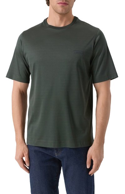 Хлопковая футболка ZILLI, арт. TSR02AM0100VNI000, фото 3