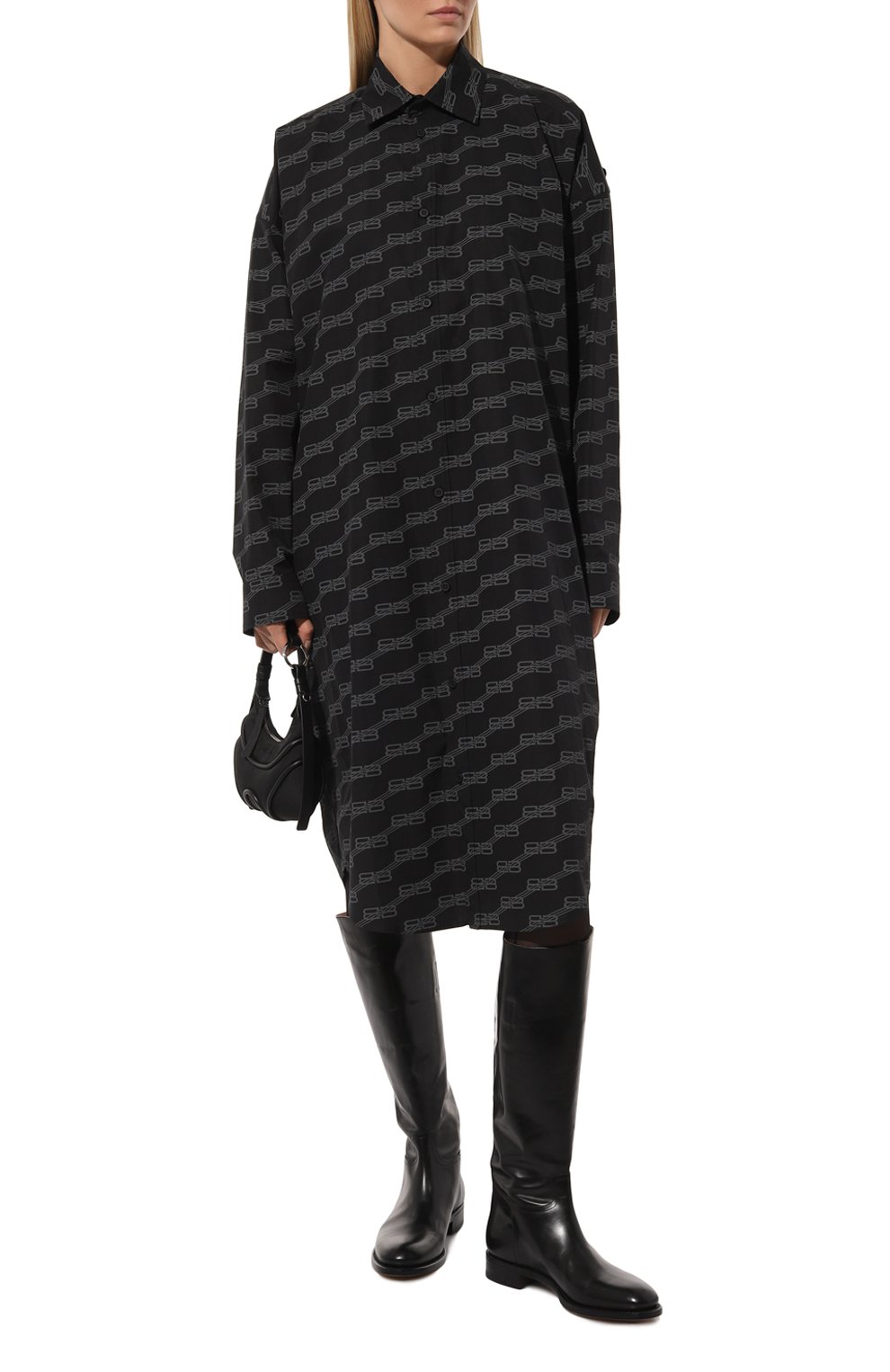 Хлопковая рубашка BALENCIAGA, арт. 755491/TML36, фото 2