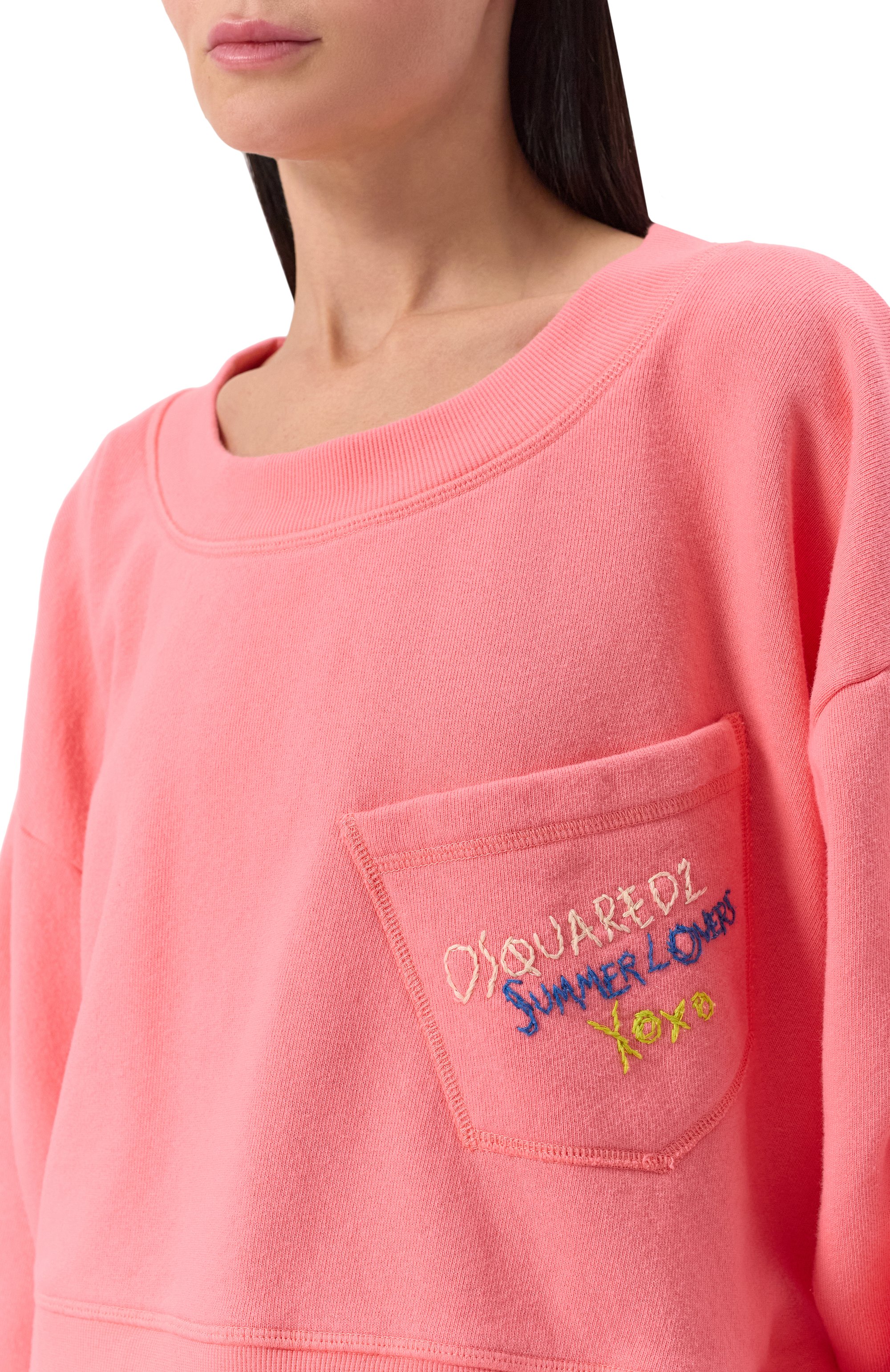 Хлопковый свитшот DSQUARED2, арт. S73GU0104/S25140, фото 5