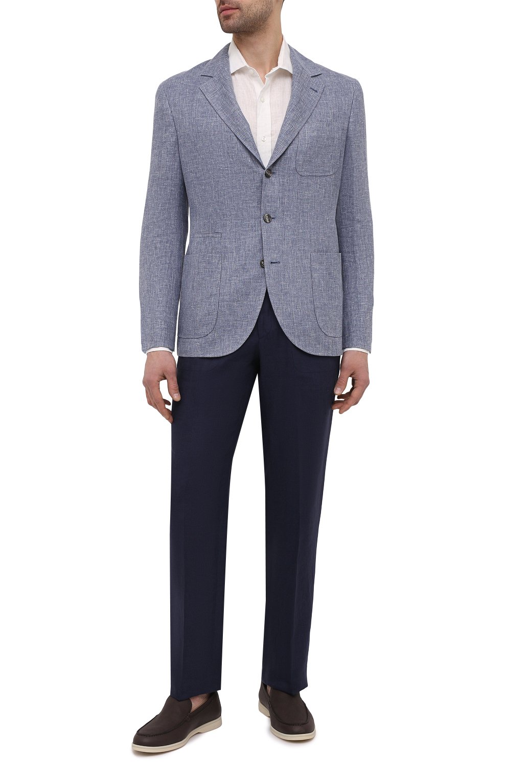 Льняные брюки BRIONI, арт. RPMJ0M/P6114/NEW JAMAICA, фото 2