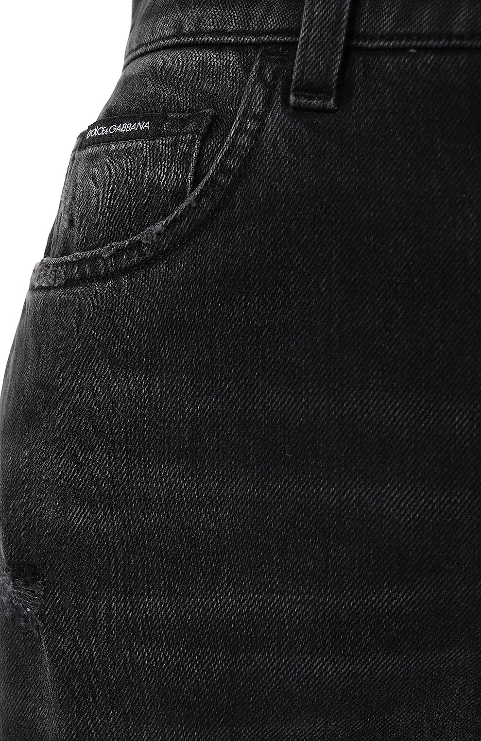 Джинсы DOLCE & GABBANA темно-серого цвета по цене 76950 руб., арт. FTCAHD/G8KA4, фото 5 Джинсы DOLCE & GABBANA, арт. FTCAHD/G8KA4, фото 5