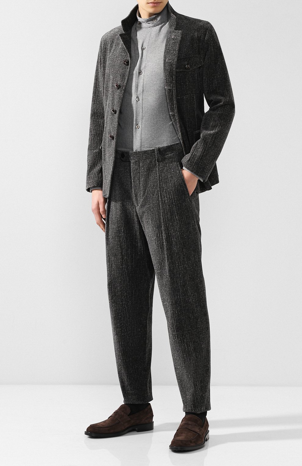 Хлопковые брюки GIORGIO ARMANI, арт. 8WGPP00Z/T0062, фото 2