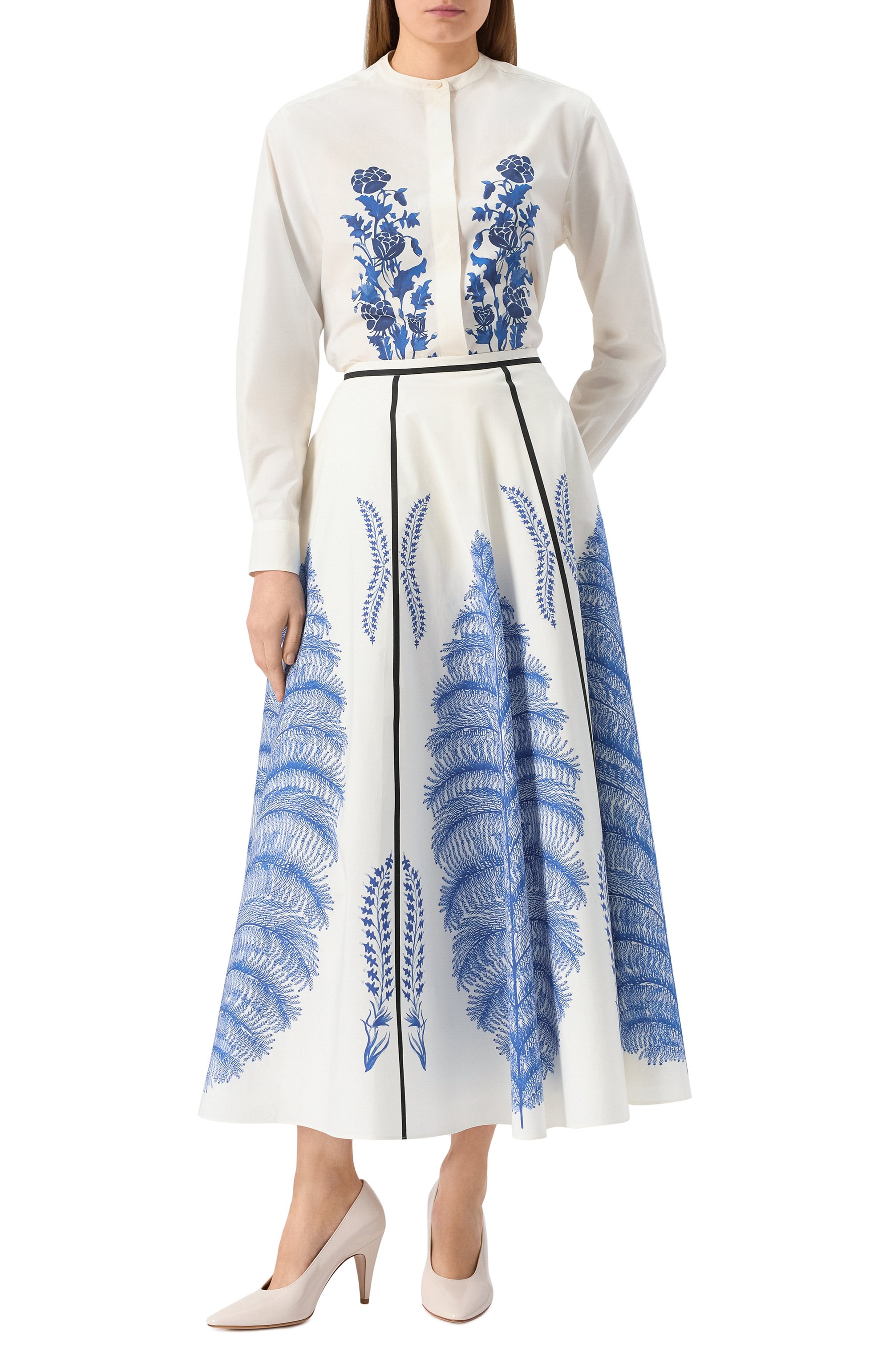 Хлопковая рубашка GIAMBATTISTA VALLI, арт. 25SSPVCA1088-62PRI, фото 2