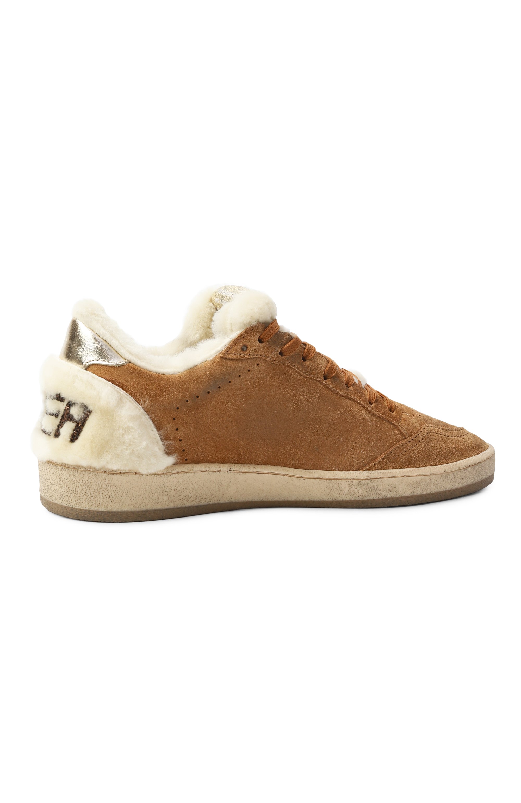 Замшевые кеды ball star GOLDEN GOOSE DELUXE BRAND, арт. GWF00117.F007475, фото 5