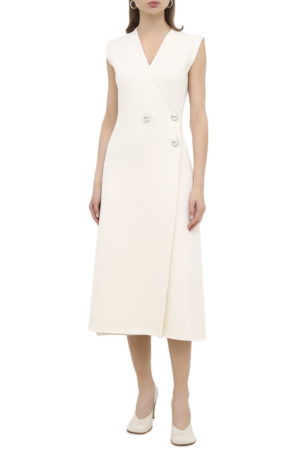 Платье из шерсти и вискозы JIL SANDER, арт. JSPR754073-WRY39038, фото 3