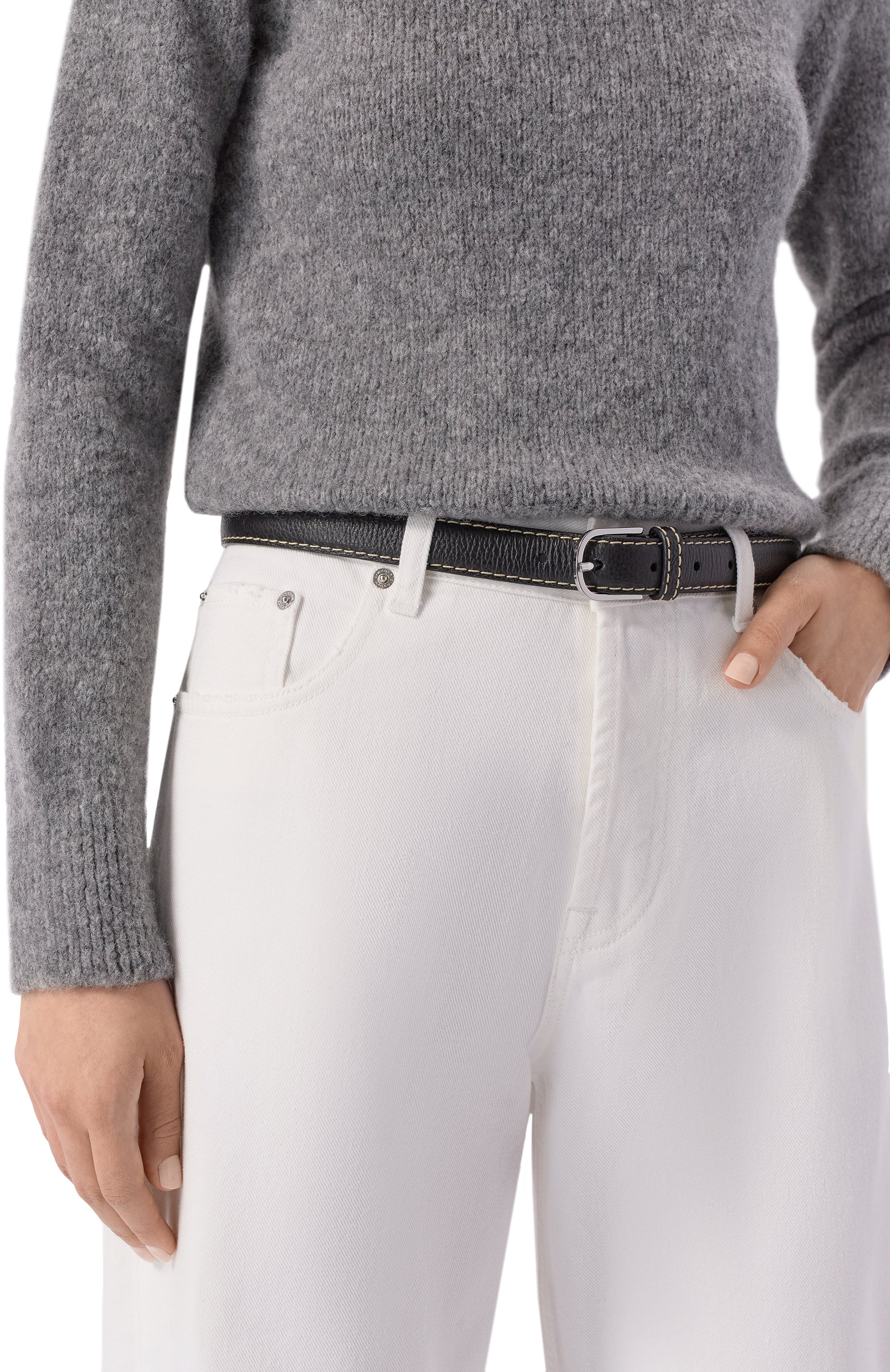 Кожаный ремень TOTEME, арт. 233-812-613, фото 2