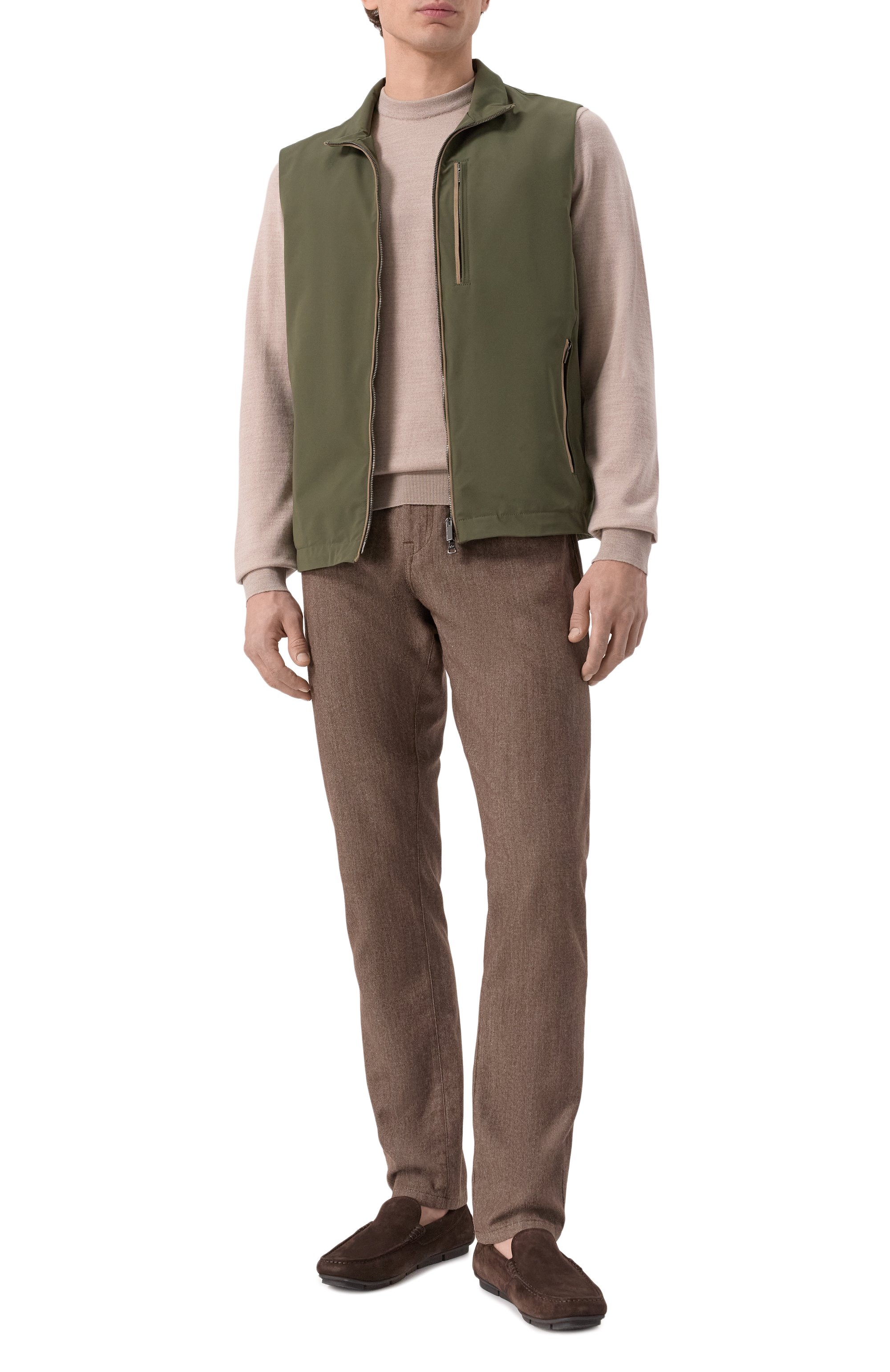 Жилет PAUL&SHARK хаки цвета по цене 99450 руб., арт. 25412012, фото 2 Жилет PAUL&SHARK, арт. 25412012, фото 2