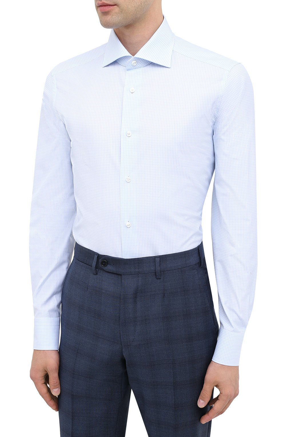 Хлопковая сорочка ZEGNA, арт. 801008/9MS0BA, фото 2